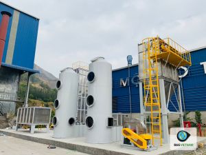 Dự án xử lý khói lò đốt rác y tế - Tập đoàn INDEVCO tỉnh Quảng Ninh